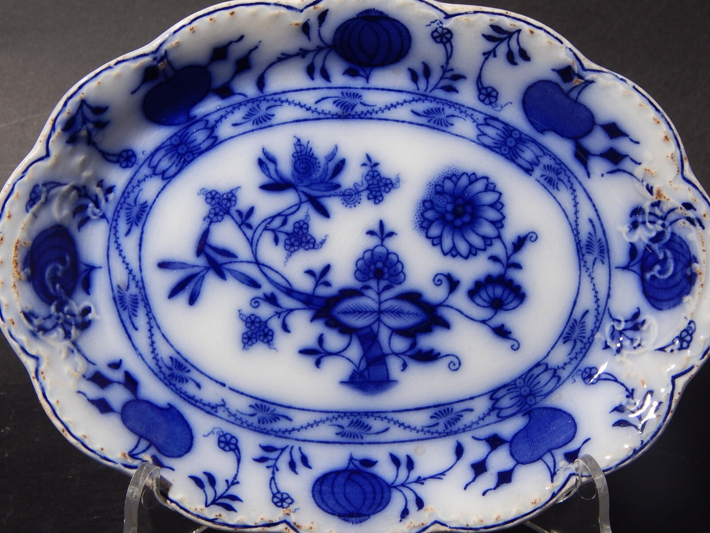 ANTICO RARO JOHNSON BROS DISEGNO HOLLAND VASSOIO RAVIERA SEMI-PORCELLANA