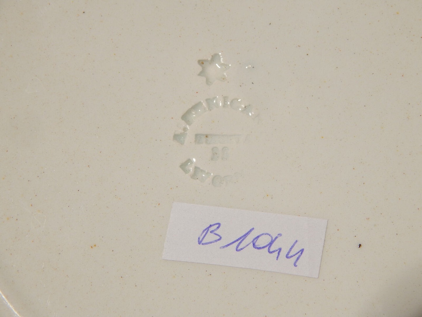 ANTICO RARO PIATTO CACCIA AL CERVO CERAMICA TURRITA LIVORNO A MENICANTI FINE 800