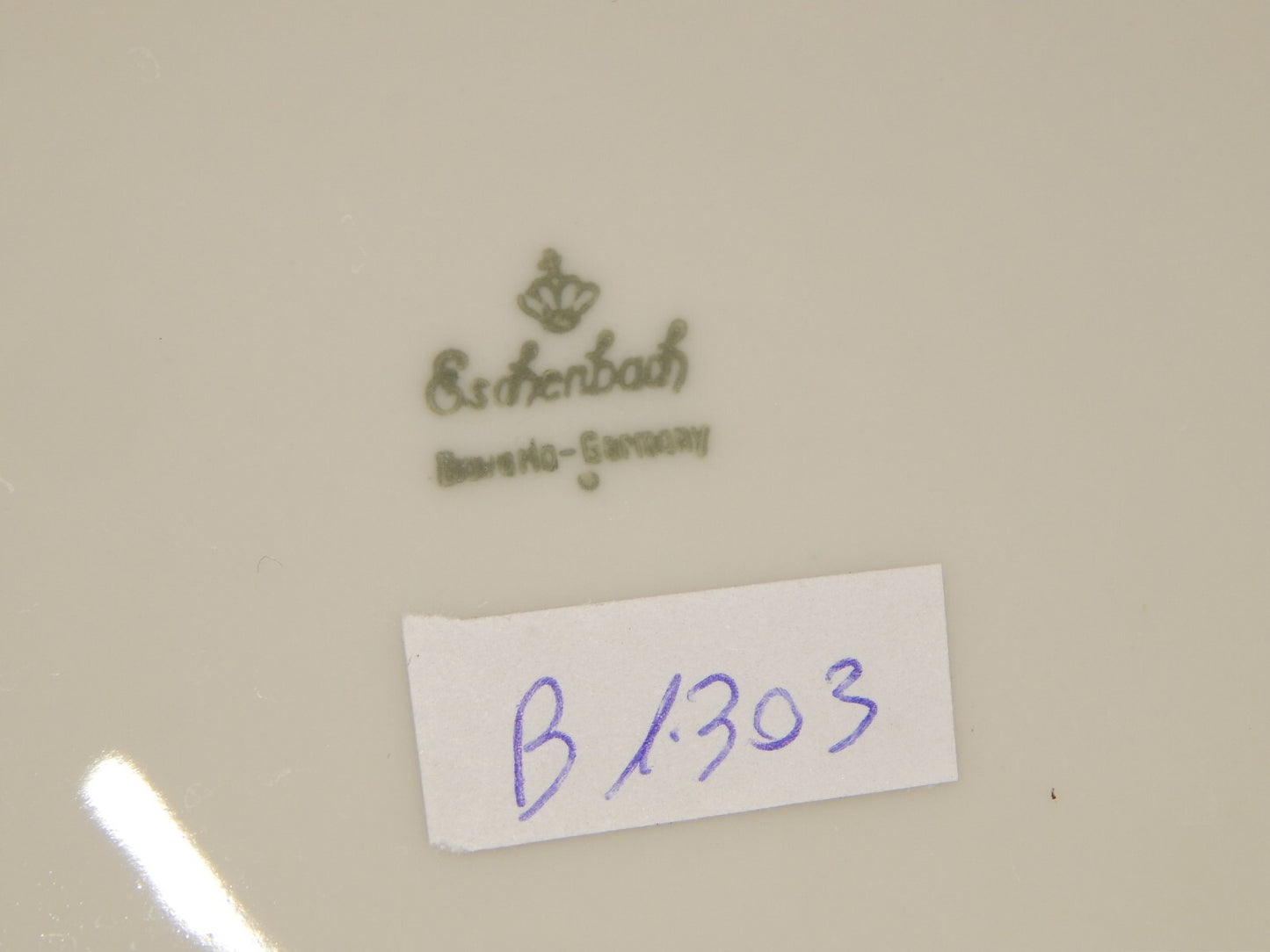 ANTICO STILE IMPERO PREZIOSO TRIO TAZZA TE' PORCELLANA ESCHENBACH BAVARIA