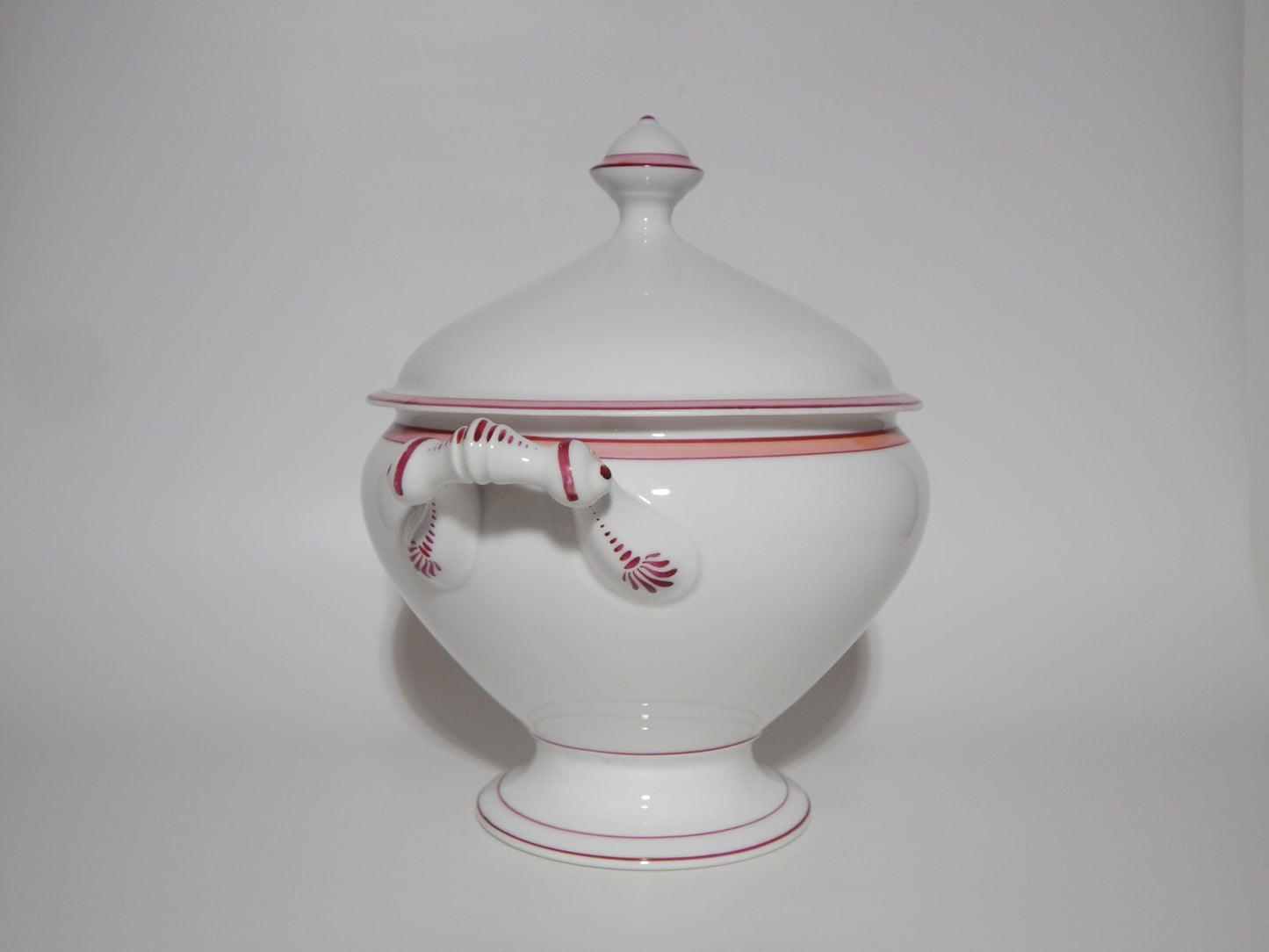 ANTICA PROBABILE MANIFATTURA HAVILAND ZUPPIERA CENTROTAVOLA PORCELLANA FINE 800