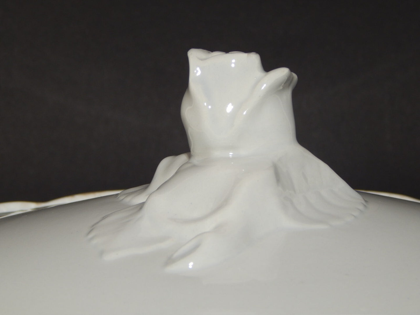 ART DECO CENTROTAVOLA ZUPPIERA BISCOTTIERA CERAMICA GALVANI PORDENONE ANNI '30 ]