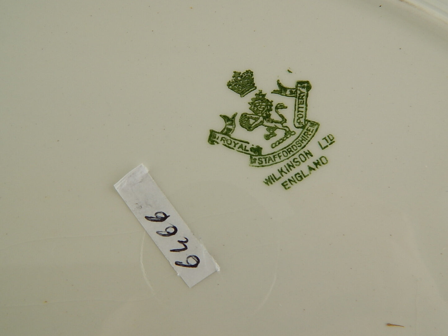 ANTICO GRANDE VASSOIO PIATTO PORTATA ROYAL POTTERY WILKINSON SEMI PORCELLANA