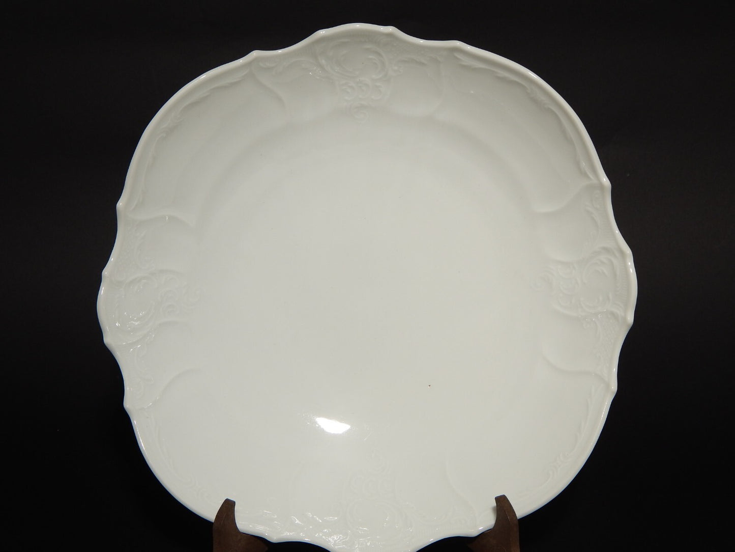 ANTICA ELEGANTE CIOTOLA INSALATIERA PORCELLANA BIANCA BOEMA MODELLO BERNADOTTE