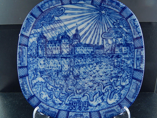 RORSTRAND PIATTO PORCELLANA NATALE 1994 PORCELAIN CHRISTMAS PLATE COLLEZIONE NEW