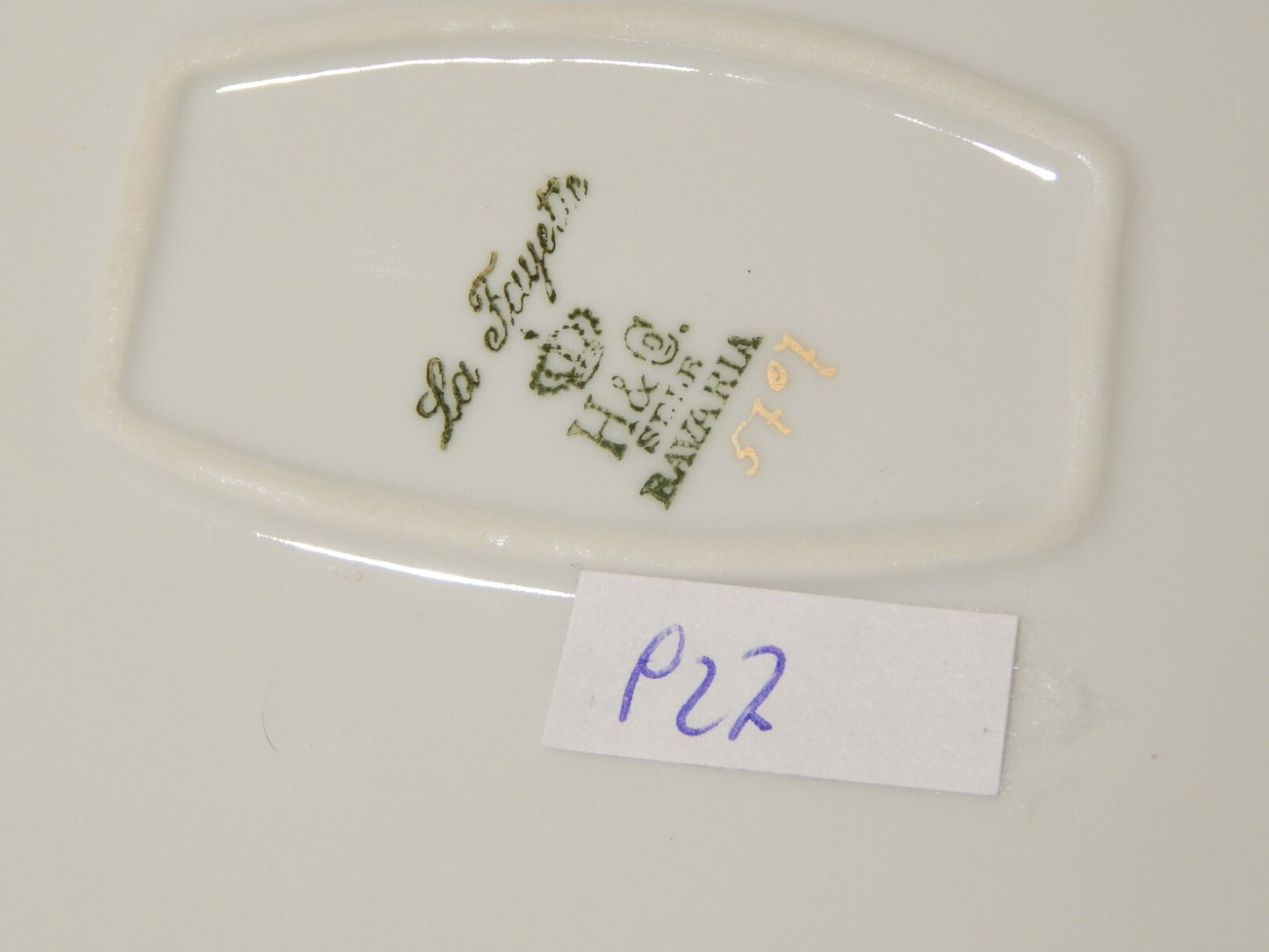 ANTICA ART DECO ZUPPIERA CENTROTAVOLA PORCELLANA HEINRICH &CO BAVARIA LA FAYETTE