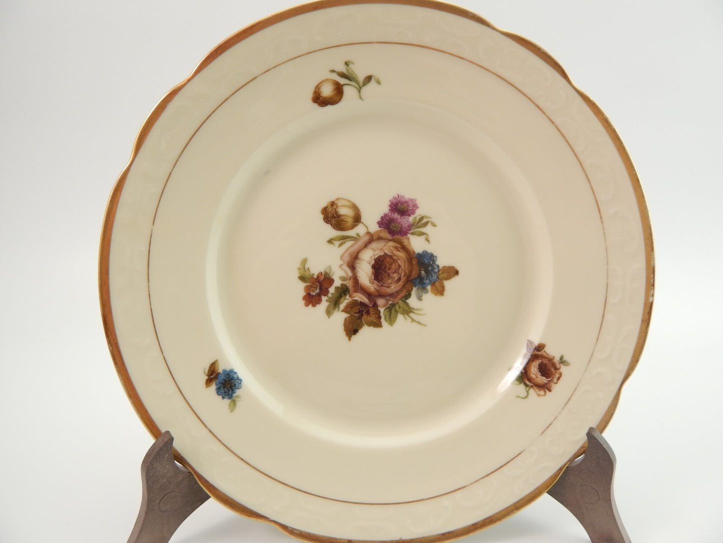 ANTICO KPM COPENHAGEN ROCAILLE SERVIZIO DA TAVOLA 18 PIATTI PORCELLANA DEL 1924