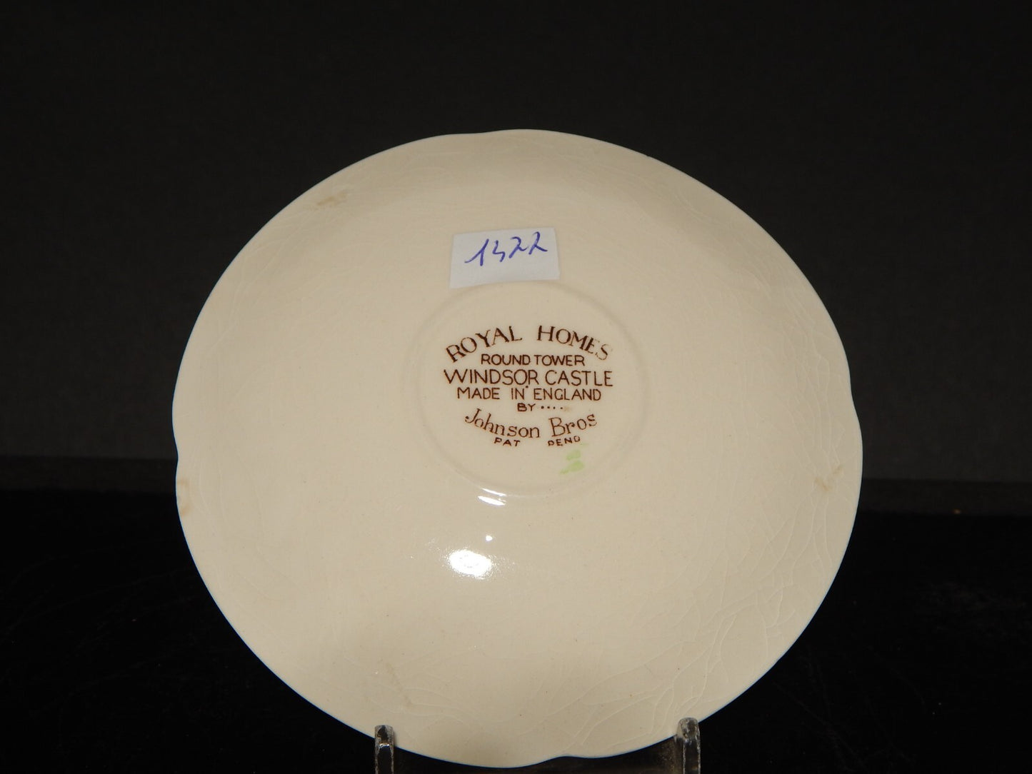 RETRO' TAZZINA CAFFE' PORCELLANA JOHNSON BROS ROYAL HOMES OF BRITAIN HADDON HALL