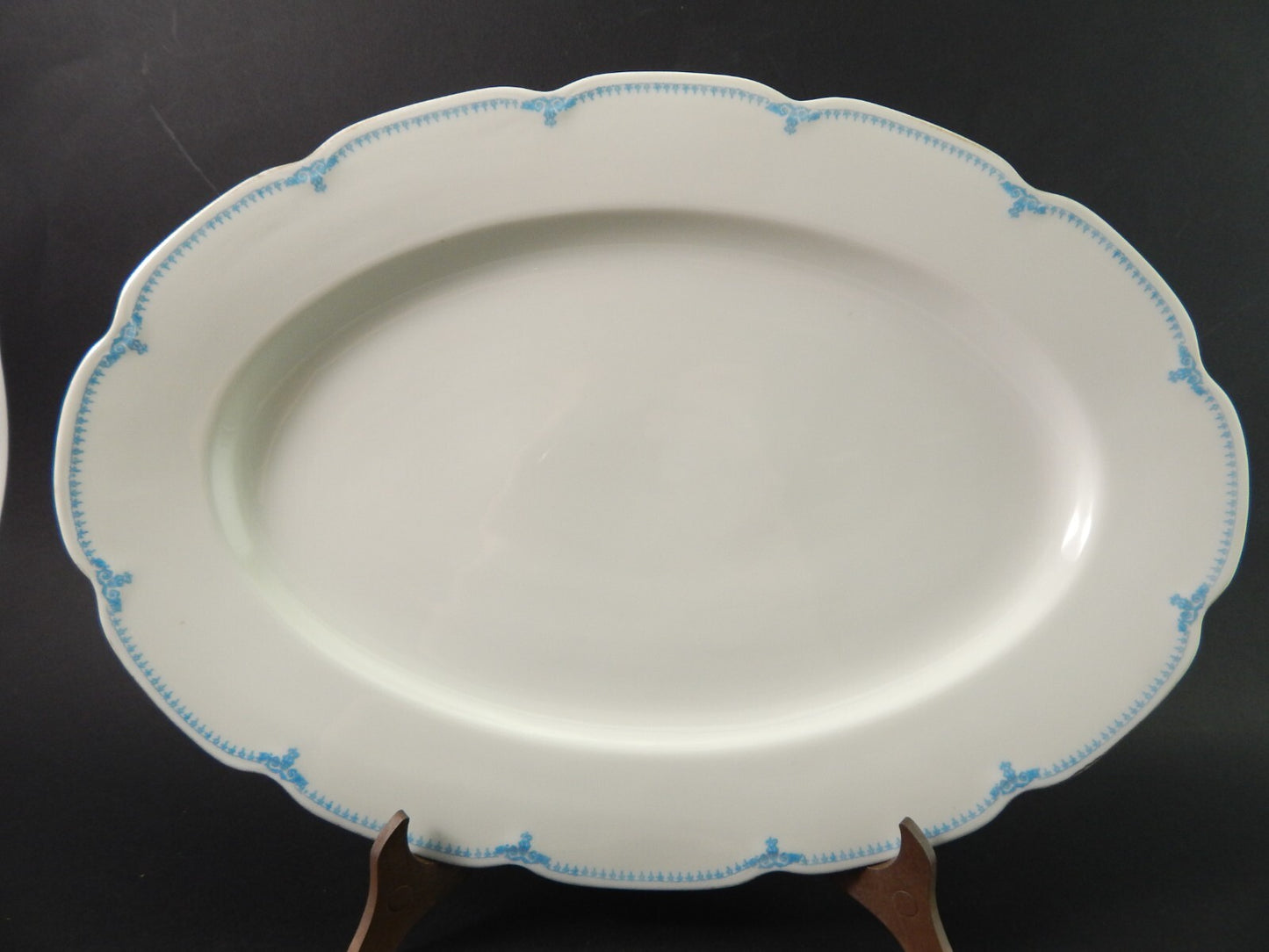 ANTICO 1926 ART DECO PREZIOSO VASSOIO OVALE PORCELLANA KPM ROSENTHAL #1743