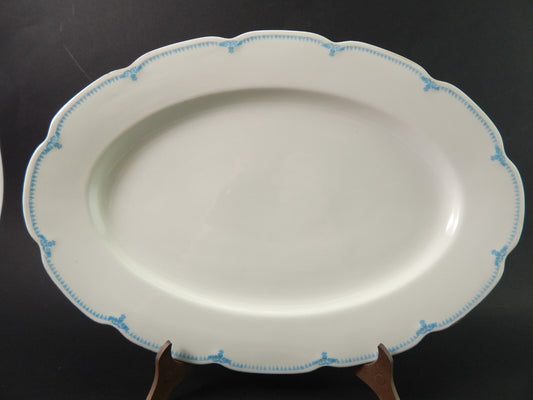 ANTICO 1926 ART DECO PREZIOSO VASSOIO OVALE PORCELLANA KPM ROSENTHAL #1743