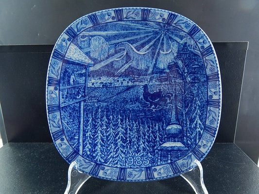 RORSTRAND PIATTO PORCELLANA NATALE 1985 PORCELAIN CHRISTMAS PLATE COLLEZIONE NEW