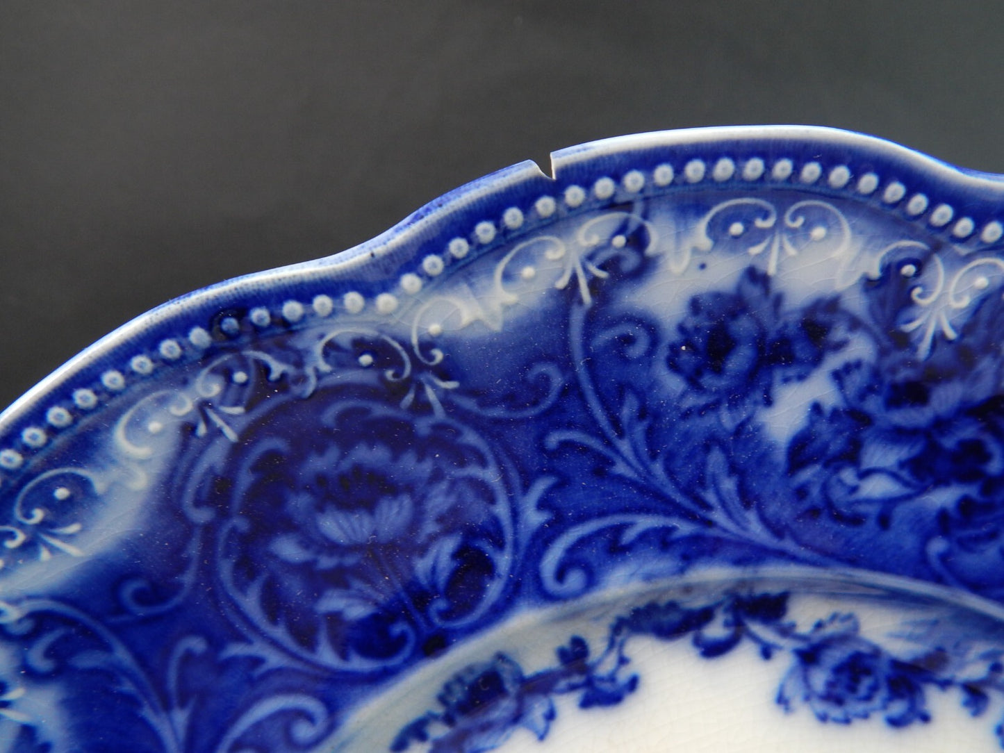 WEDGWOOD&CO ATALANTA ANTICO PIATTO CM 25 SEMI-PORCELLANA DEL 1906 DIFETTO