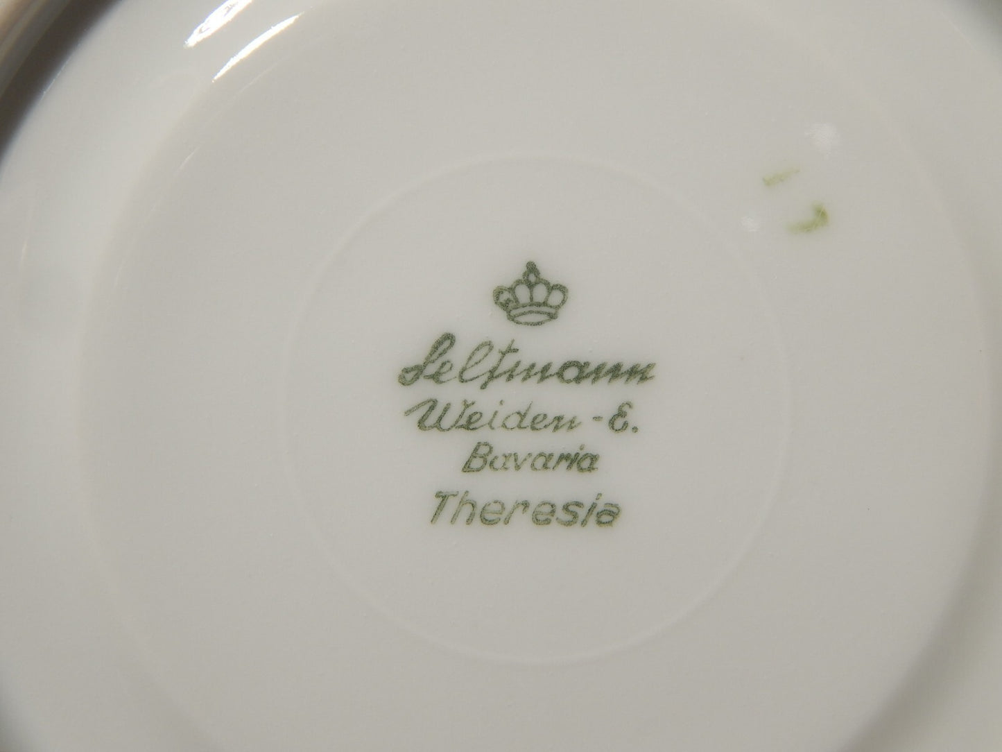 ANTICA TAZZA TE' PORCELLANA BIANCA BAVARIA SELTMANN WEIDEN THERESIA
