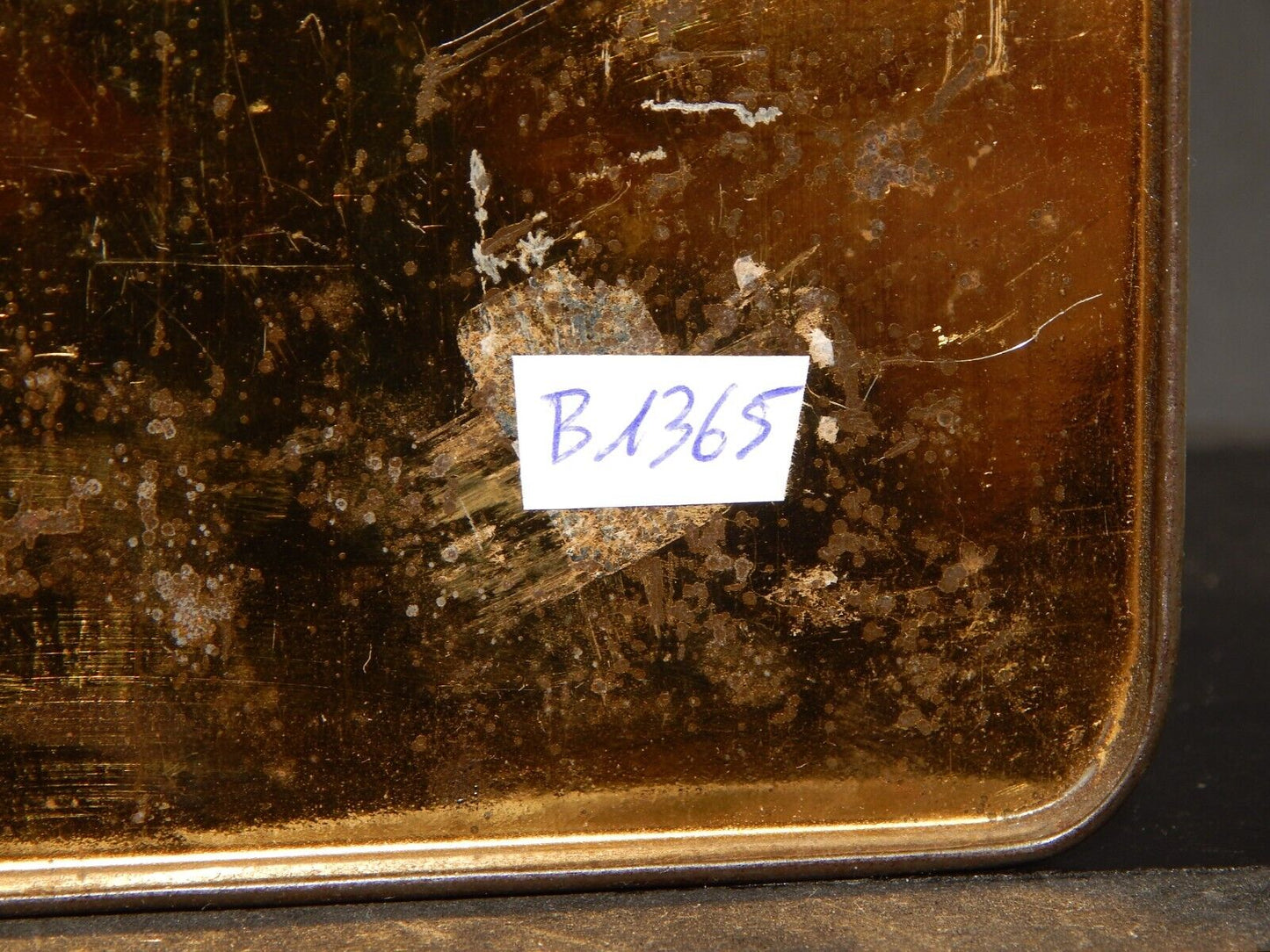 COLLEZIONE ANTICA SCATOLA COFANETTO DI LATTA OLIBET BISCUITS GOLFO DI NAPOLI