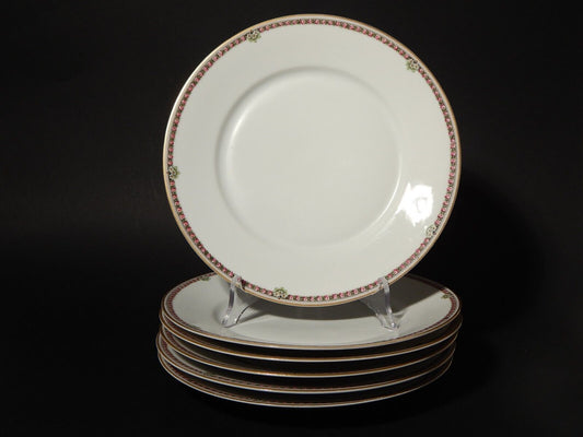 ANTICO ART DECO SERVIZIO 6 PIATTI PORCELLANA HEINRICH &CO BAVARIA LA FAYETTE