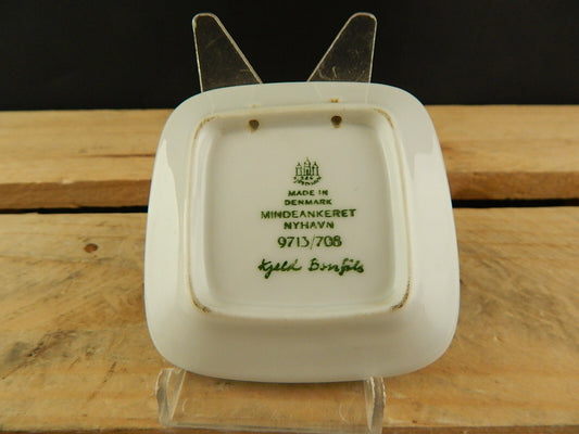 ROYAL COPENHAGEN BING&GRONDAHL PLAQUETTE PORCELLANA NYHAVN MINDEANKERET