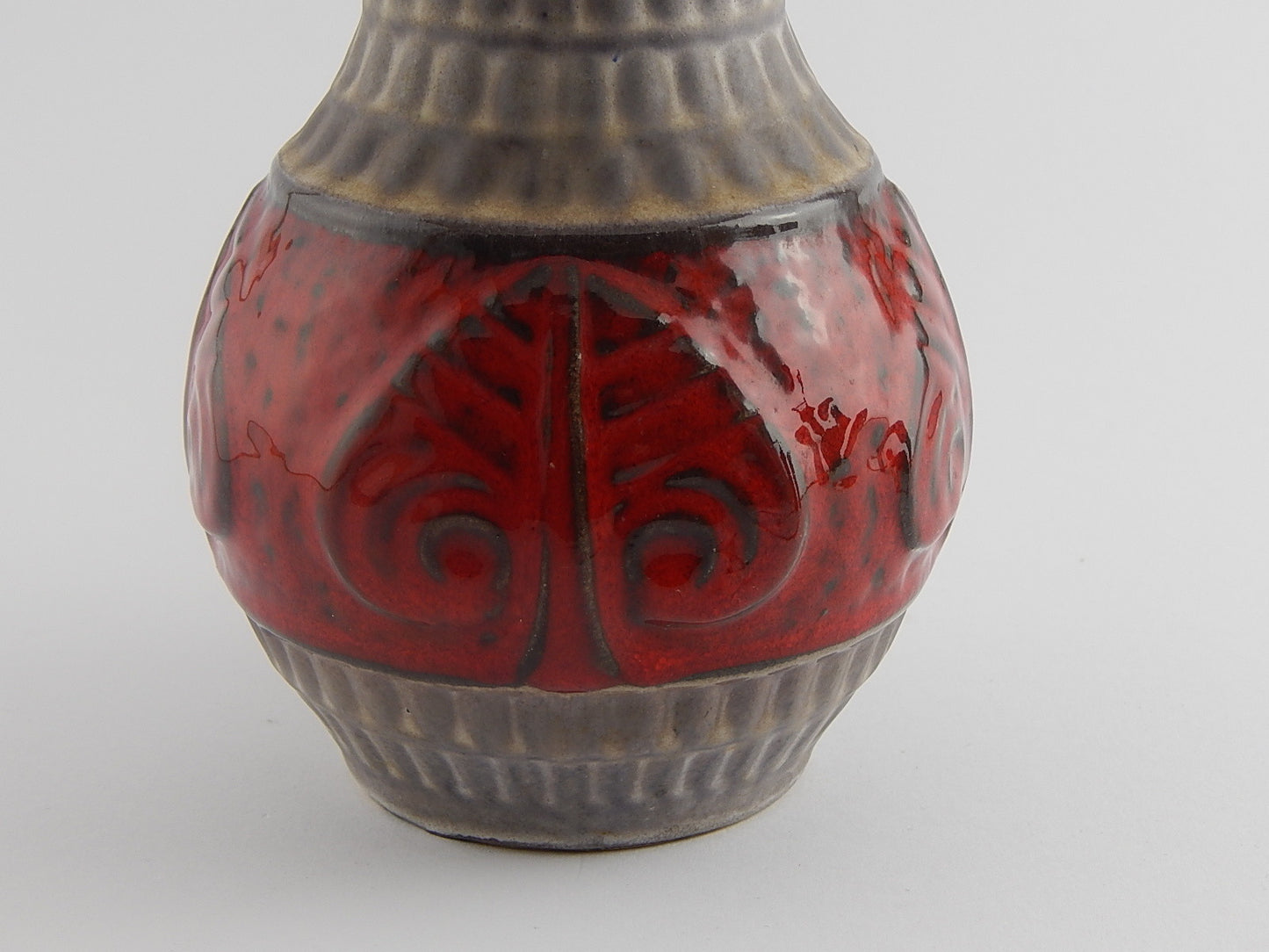 VINTAGE VASO MAIOLICA CERAMICA SMALTATA FATTO A MANO HAND MADE FAIENCE VASE