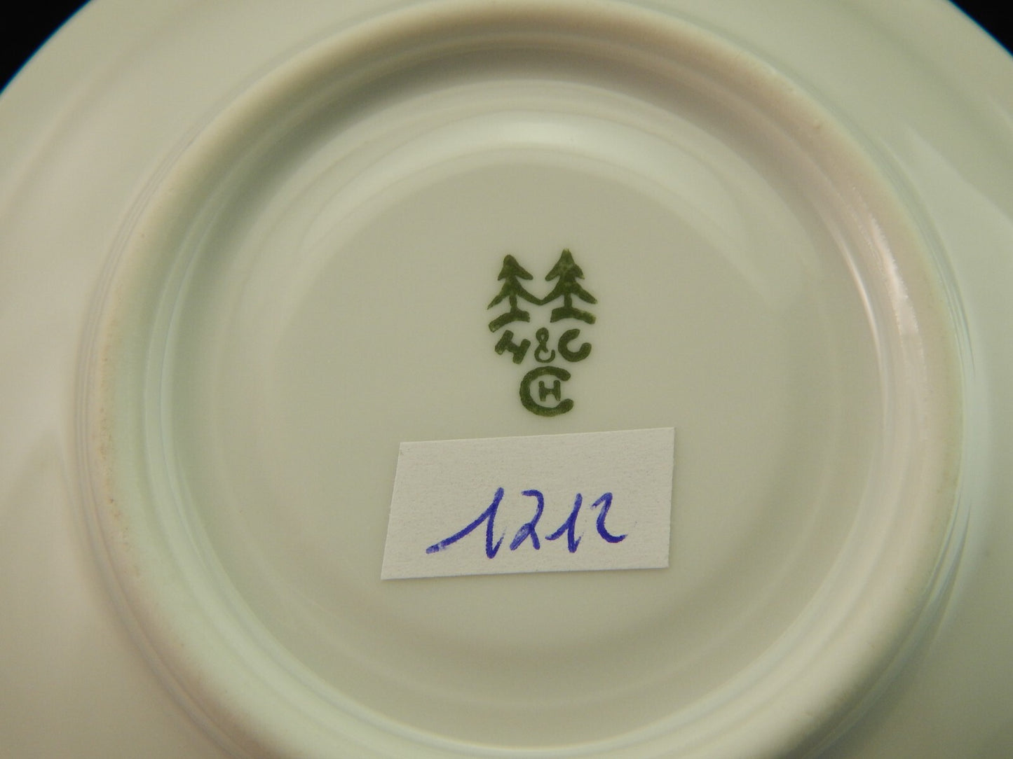 ANTICA 1945 ART DECO PREZIOSO TAZZINA CAFFE' PORCELLANA H & C CHODAU BOHEMIA