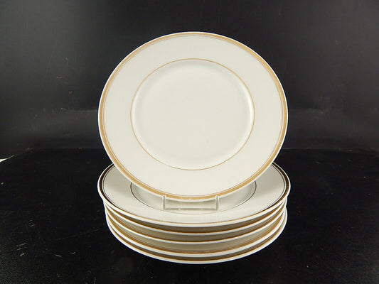 ANTICO SET 6 PIATTI DESSERT IMPERO PORCELLANA C TIELSCH ALTWASSER SILESIA 900
