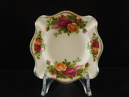 PREZIOSO PORCELLANA ROYAL ALBERT OLD COUNTRY ROSES RARO PORTA CENERE
