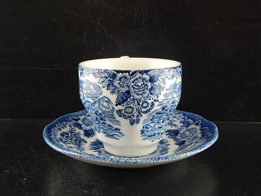 ANTICA RARA TAZZINA CAFFE' SEMI PORCELLANA ENOCH WEDGWOOD COLLEZIONE WOODLAND ##
