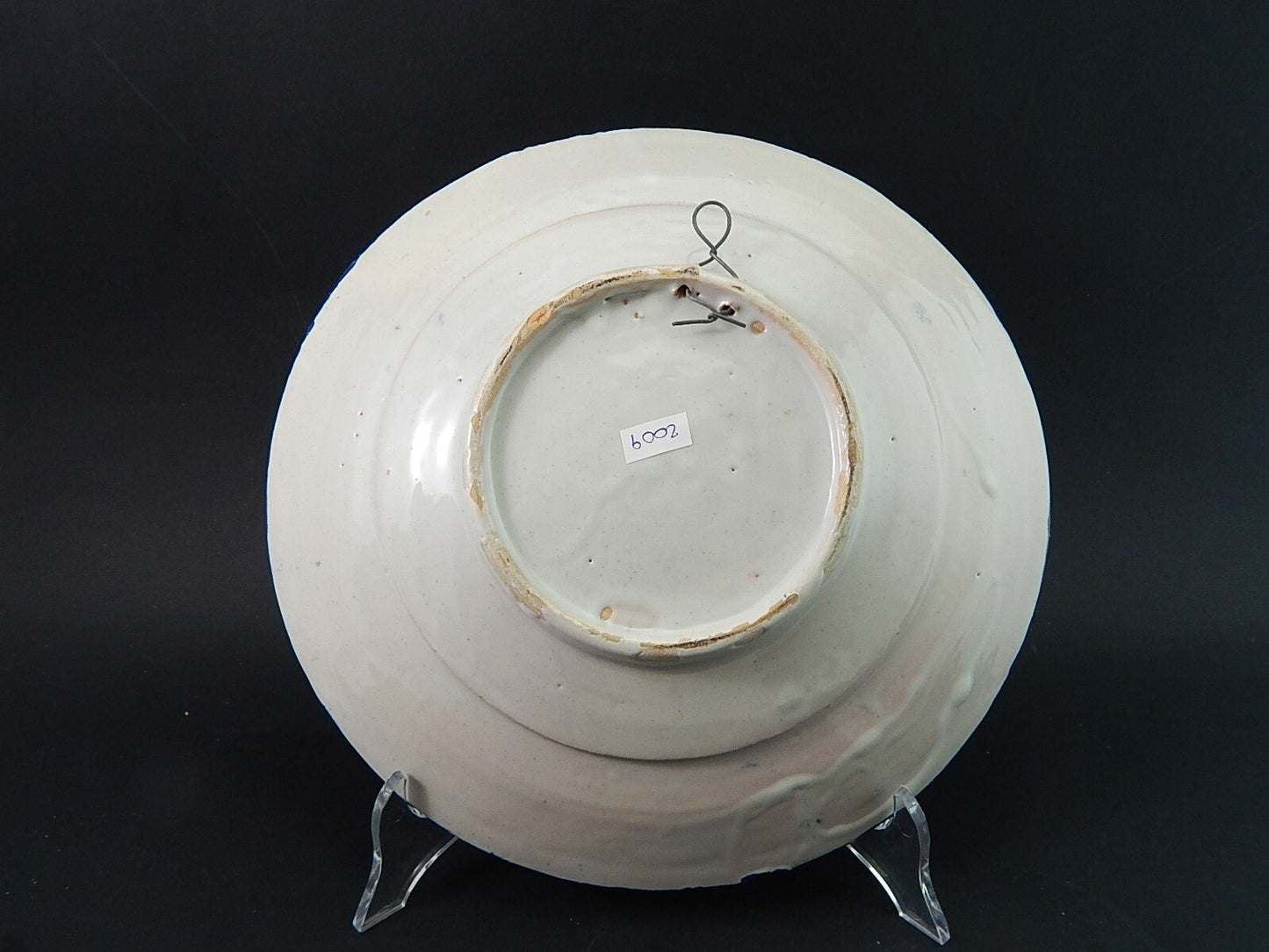 ARTE POVERA PIATTO CERAMICA SPAGNOLA CATALANA GUIVERNAU PRIMA META' 900 #2010