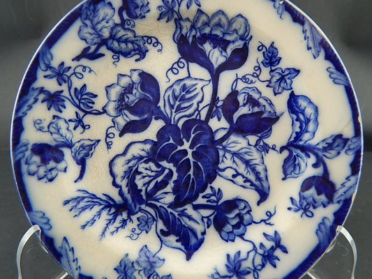 ANTICO PIATTO NINFEE CERAMICA RICHARD MILANO FINE 800 FLOW BLUE WATER NYMPH A766