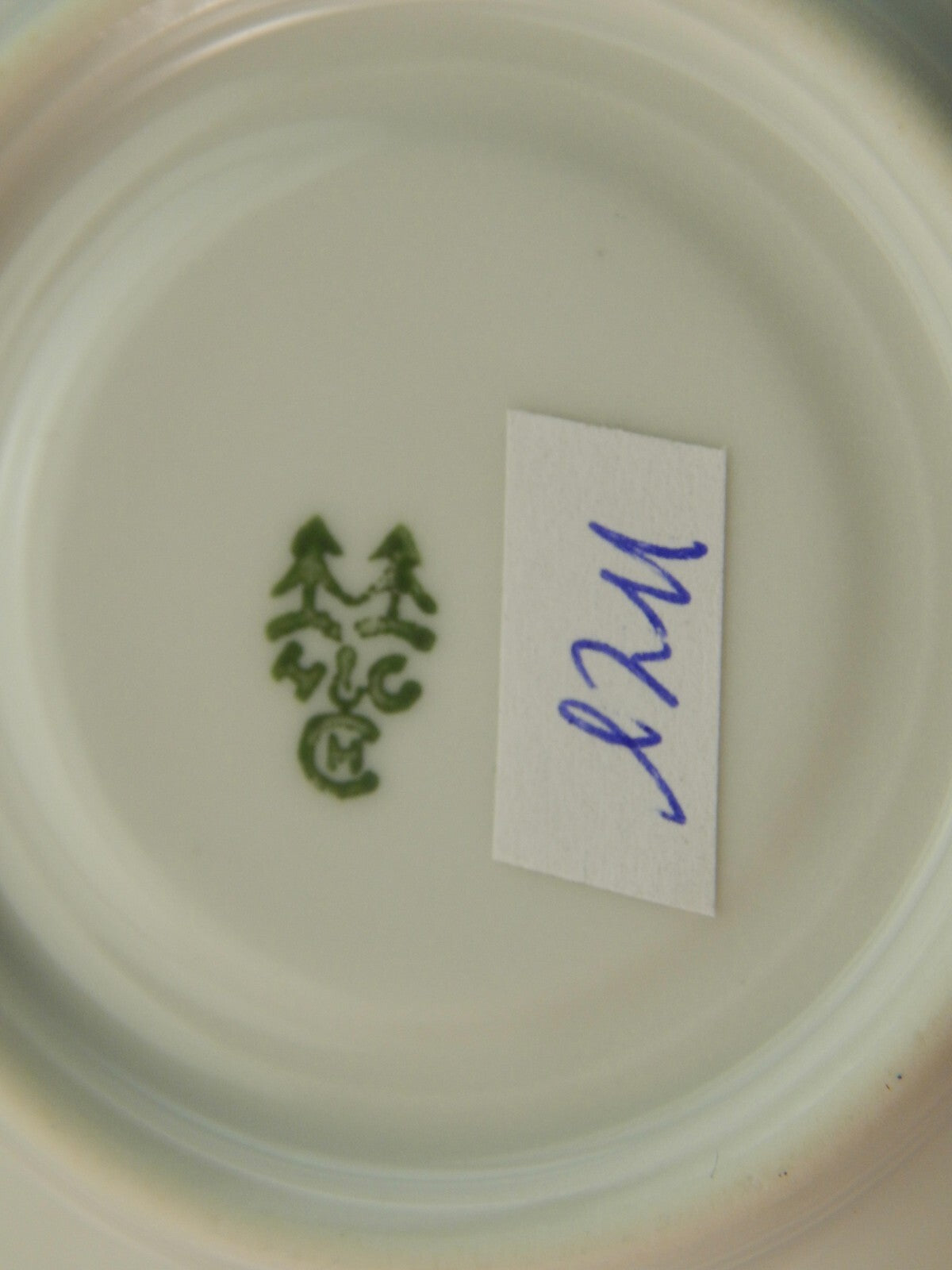 ANTICA 1945 ART DECO TAZZINA CAFFE' PORCELLANA H & C CHODAU BOHEMIA DIFETTO