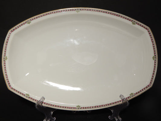 ANTICO ART DECO VASSOIO PORCELLANA HEINRICH &CO BAVARIA LA FAYETTE