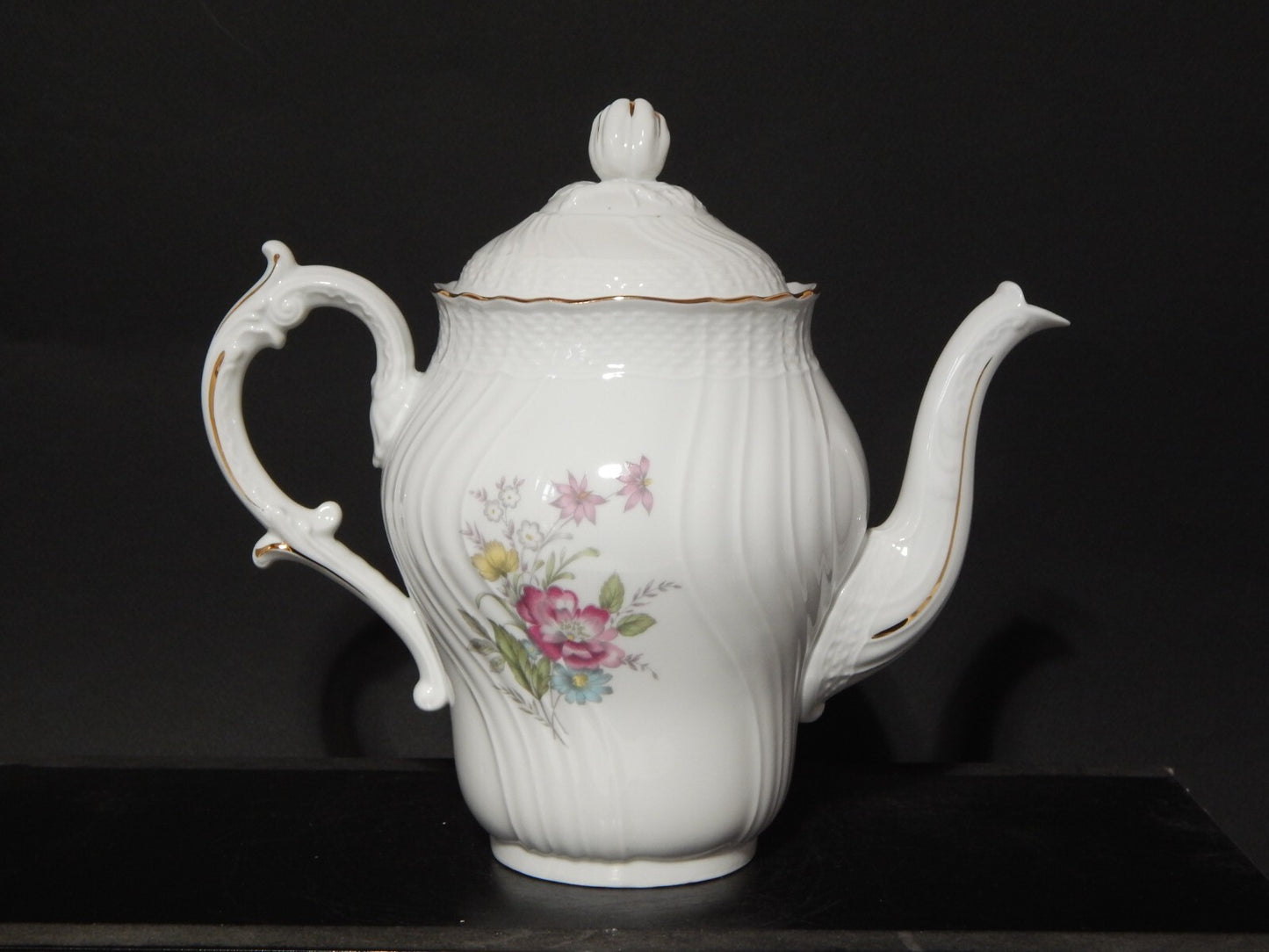 PREZIOSO RICHARD GINORI SERVIZIO CAFFE' PORCELLANA MODELLO VECCHIO GINORI FIORI