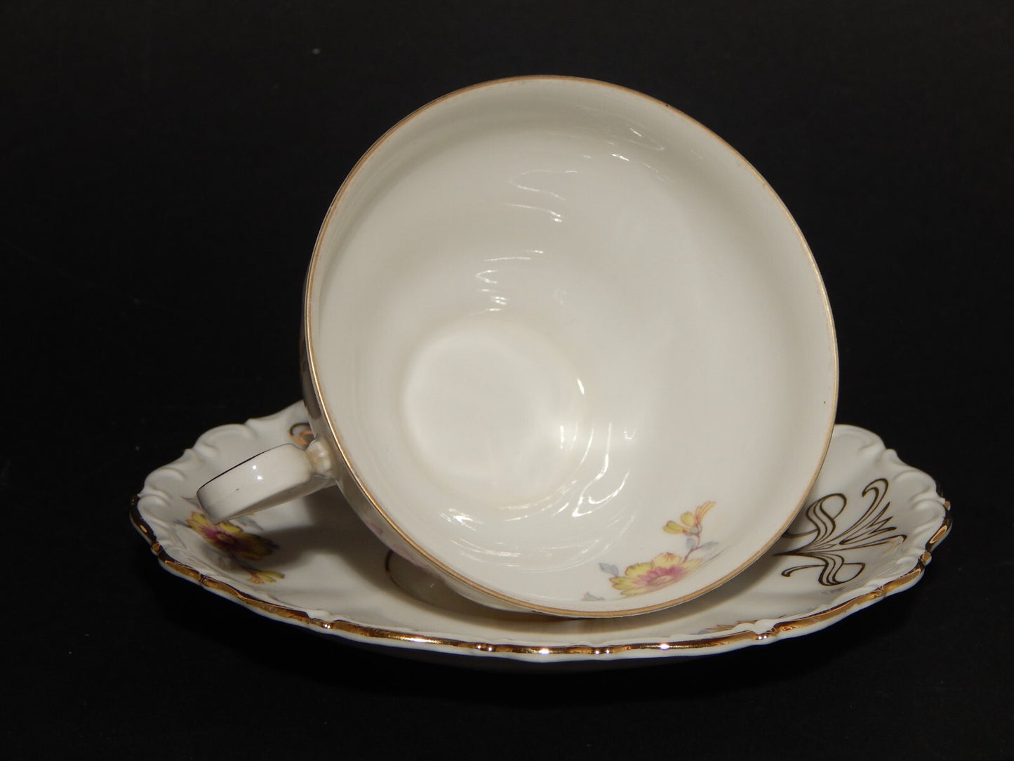 ANTICA TAZZA TE' PORCELLANA BIANCA BAVARIA SELTMANN WEIDEN THERESIA B1102