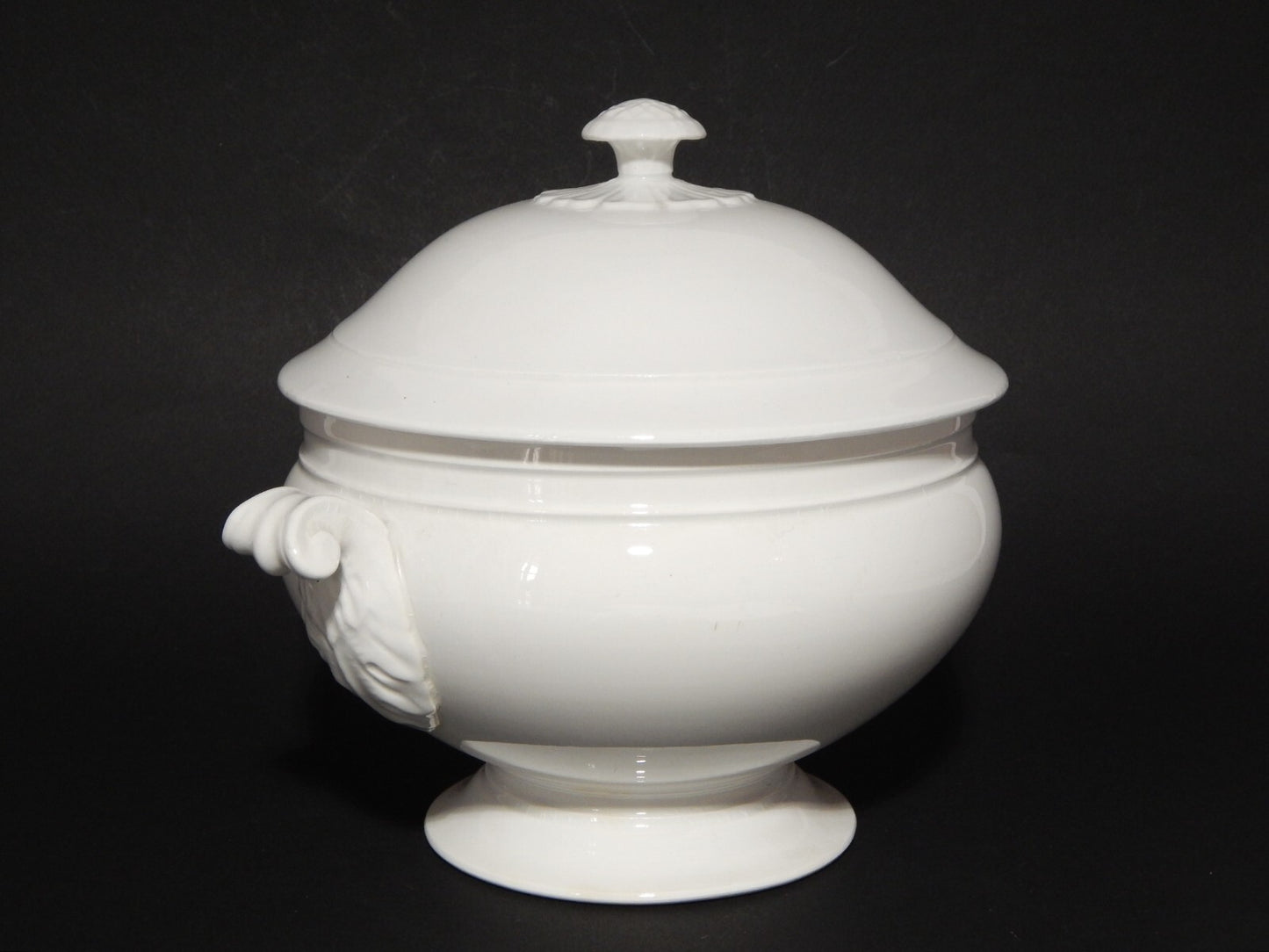 ANTICA ZUPPIERA STILE IMPERO CENTROTAVOLA CERAMICA ITALIA LAVENO VERBANUM STONE