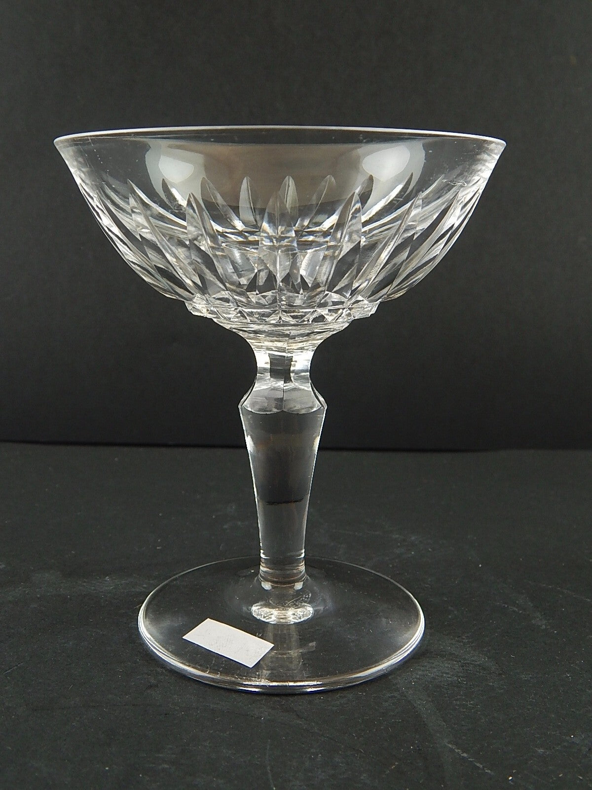 ANTICO BICCHIERE CALICE COPPA CHAMPAGNE CRISTALLO MOLATO SAINT LOUIS