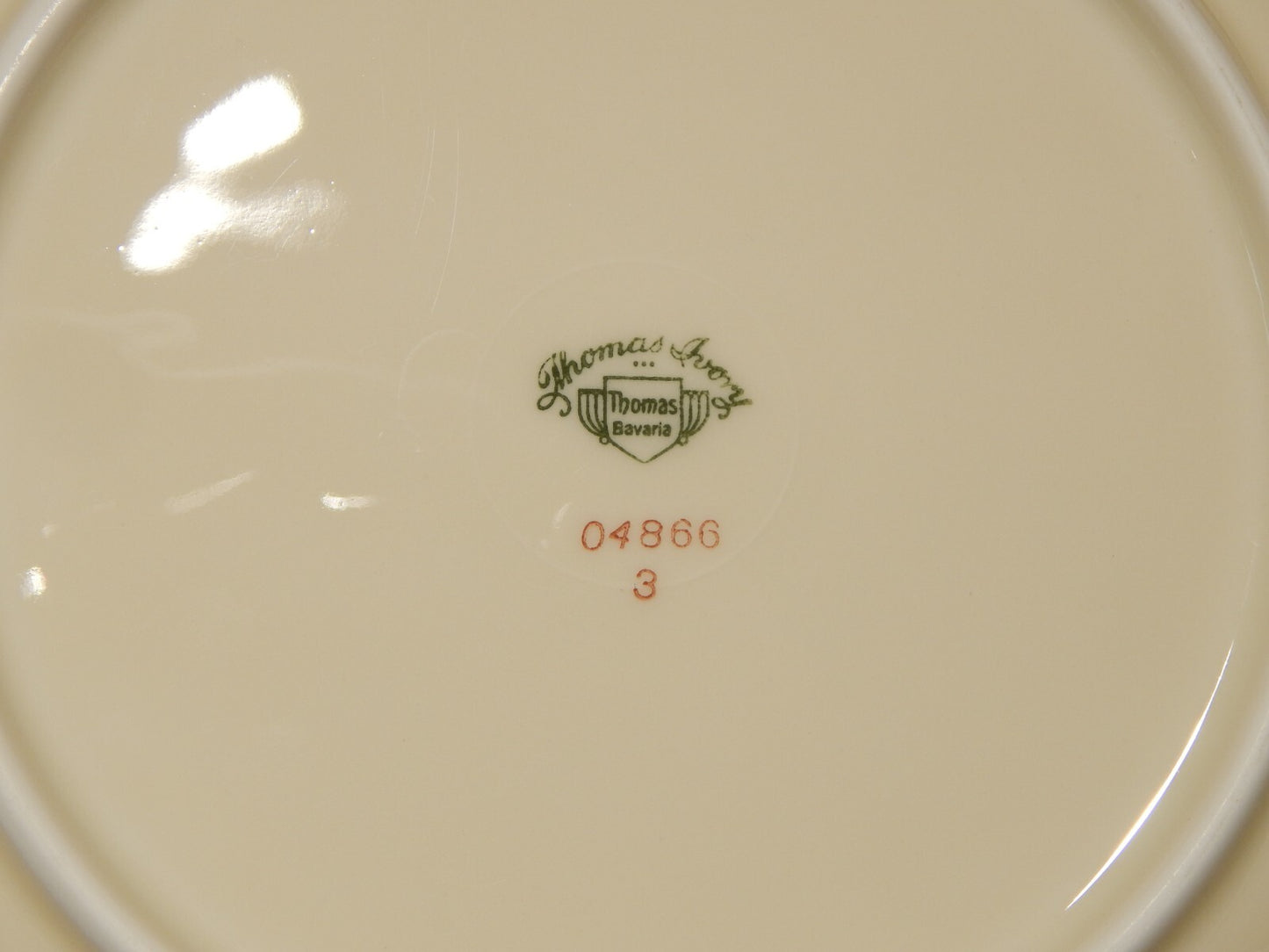 ANTICO SERVIZIO 12 PIATTI PREZIOSA PORCELLANA ROSENTHAL THOMAS IVORY BAVARIA