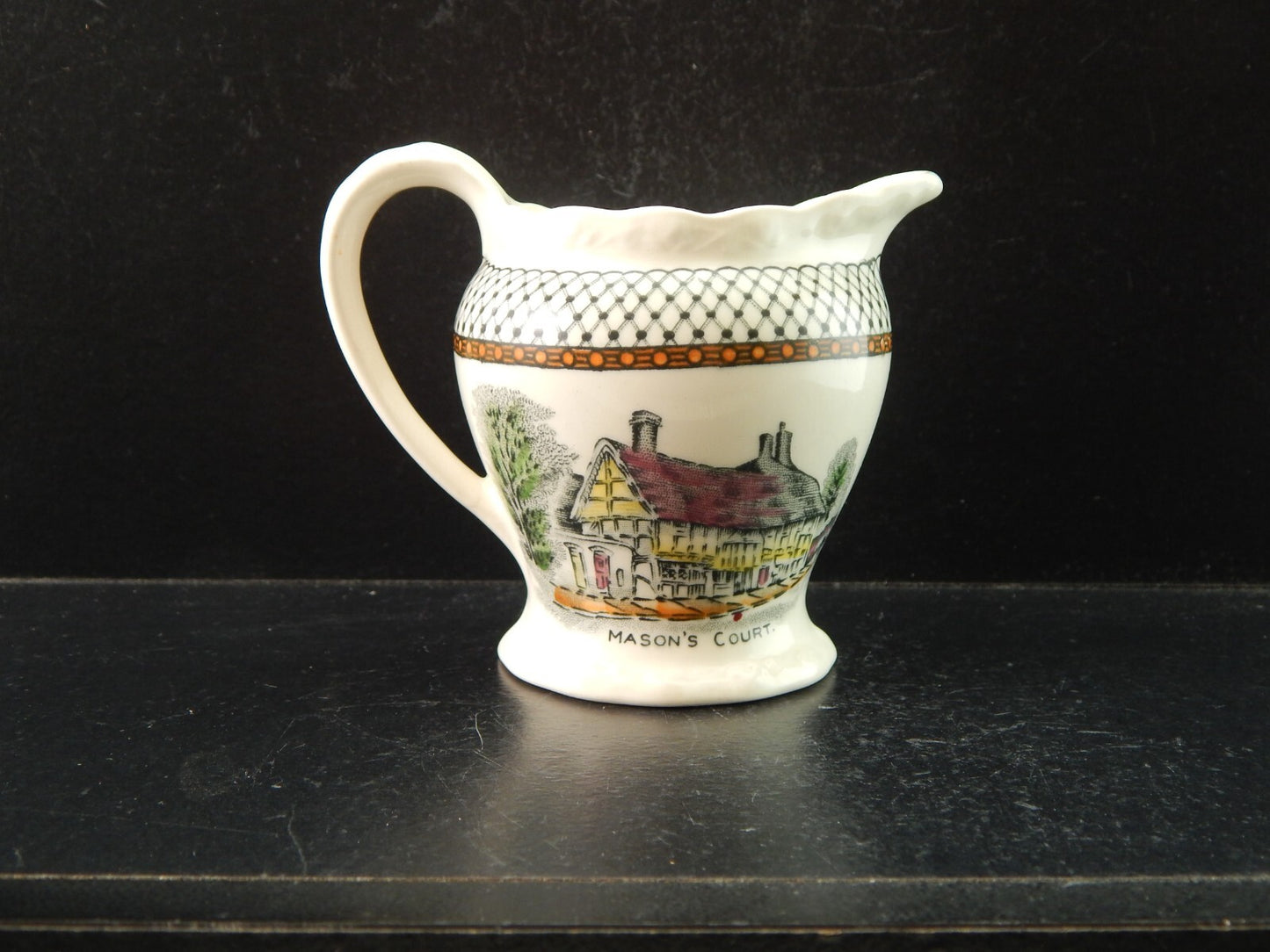 LATTIERA BRICCO CERAMICA ANTICA SHAKESPEARE LAND MYOTT SON & CO 1830 HANLEY