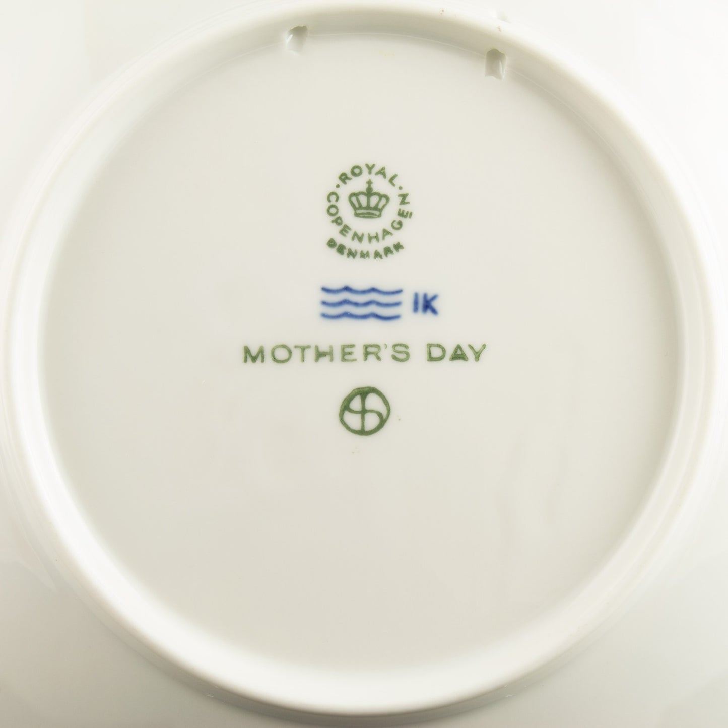ROYAL COPENHAGEN PIATTO FESTA DELLA MAMMA 1980 ORIGINALE PORCELLANA PRIMA SCELTA