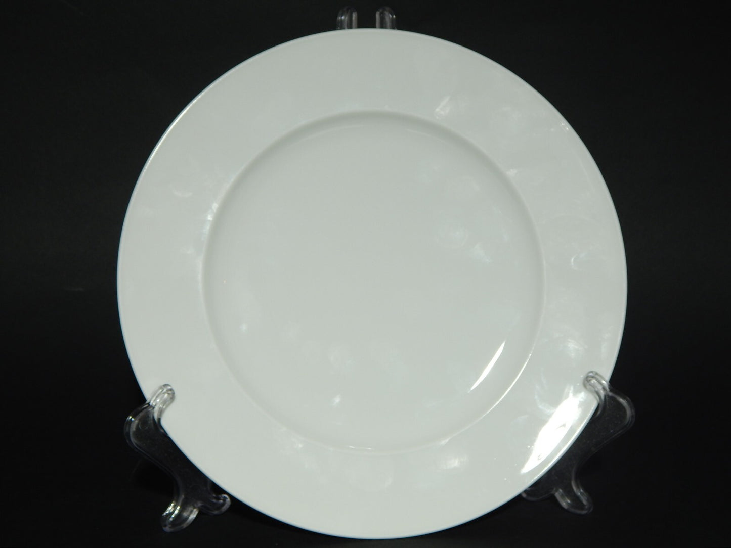 VINTAGE SERVIZIO 6 PIATTI PIANI PREZIOSA PORCELLANA BIANCA ROSENTHAL STUDIO LINE