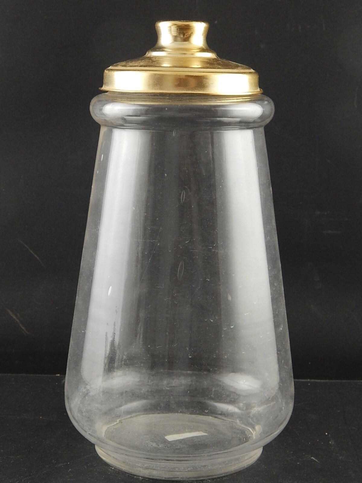 ANTICO VASO E COPERCHIO ALBARELLO VETRO SOFFIATO ALTARE DROGHERIA O FARMACIA