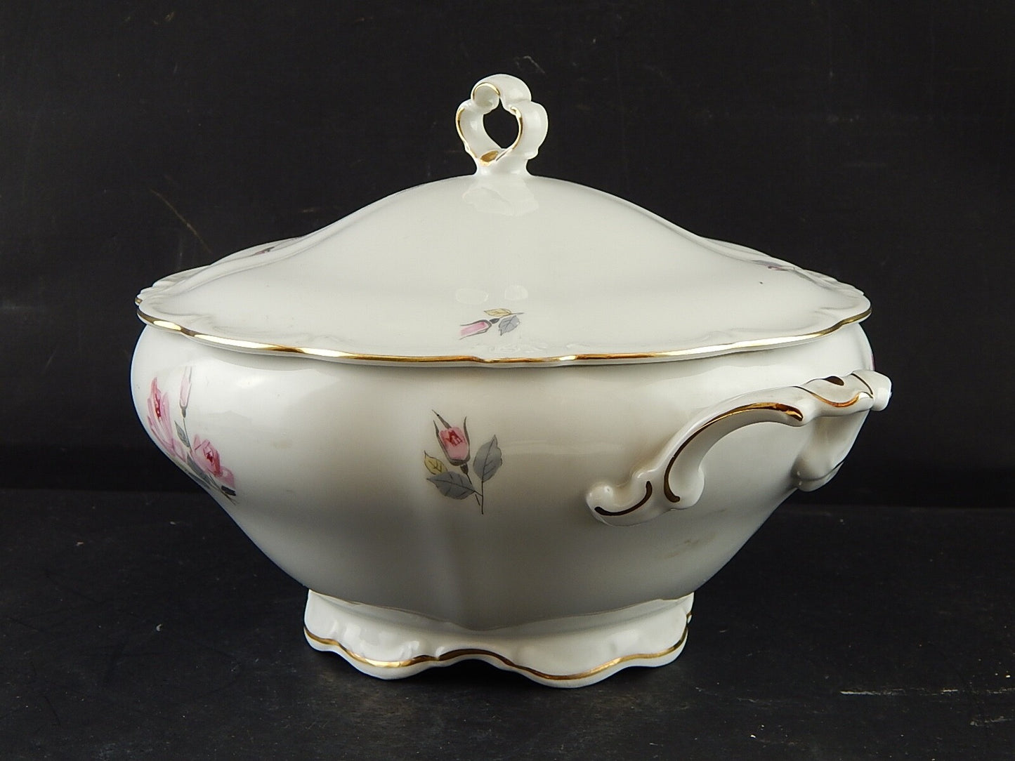 ANTICO ROCAILLE SERVIZIO TAVOLA PIATTI PORCELLANA SCHIRNDING BAVARIA THERESIA