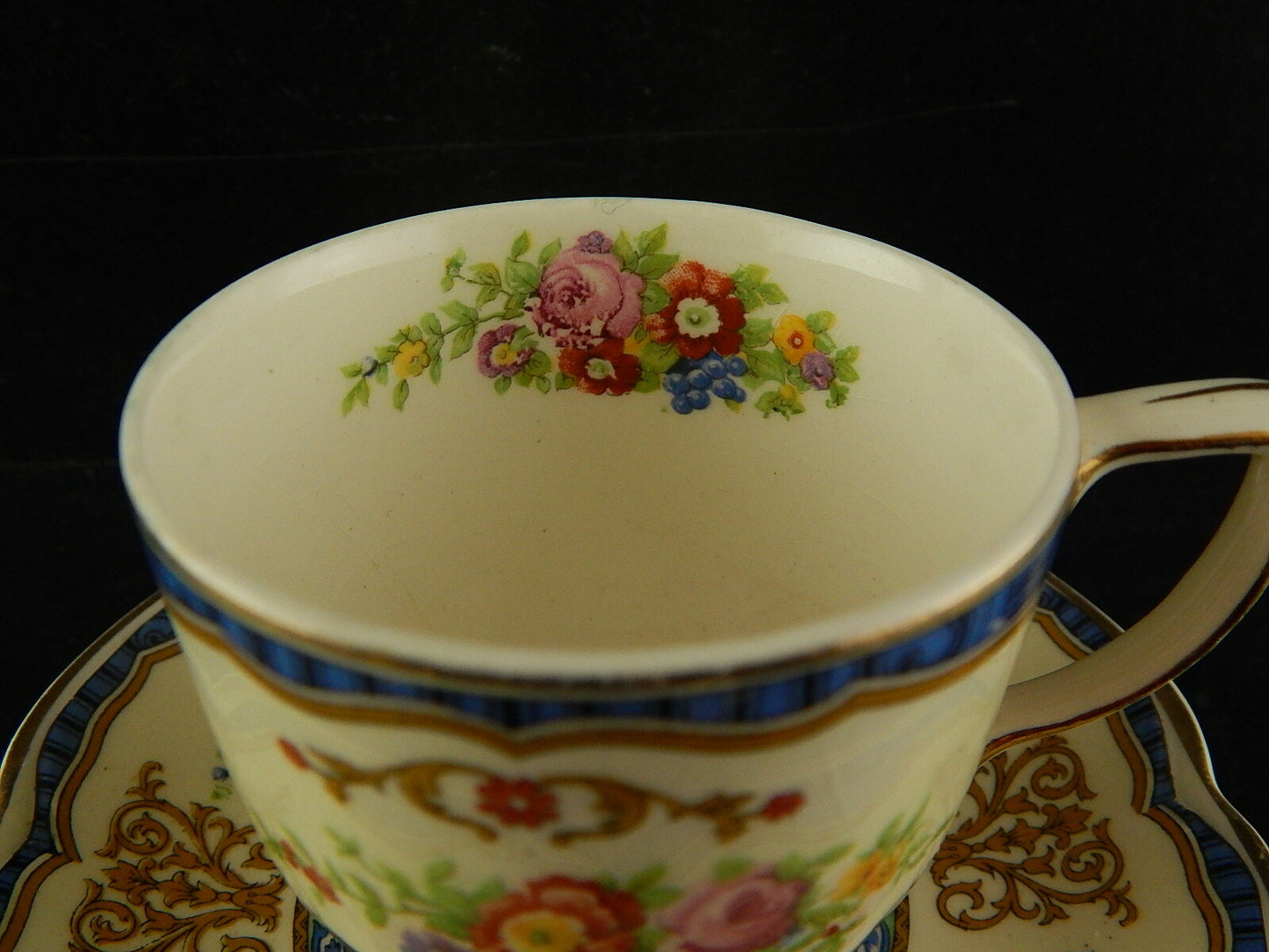 ANTICA 1913 TAZZA PIATTINO SEMI PORCELLANA JOHNSONS BROS COLLEZIONE PAREEK #7688