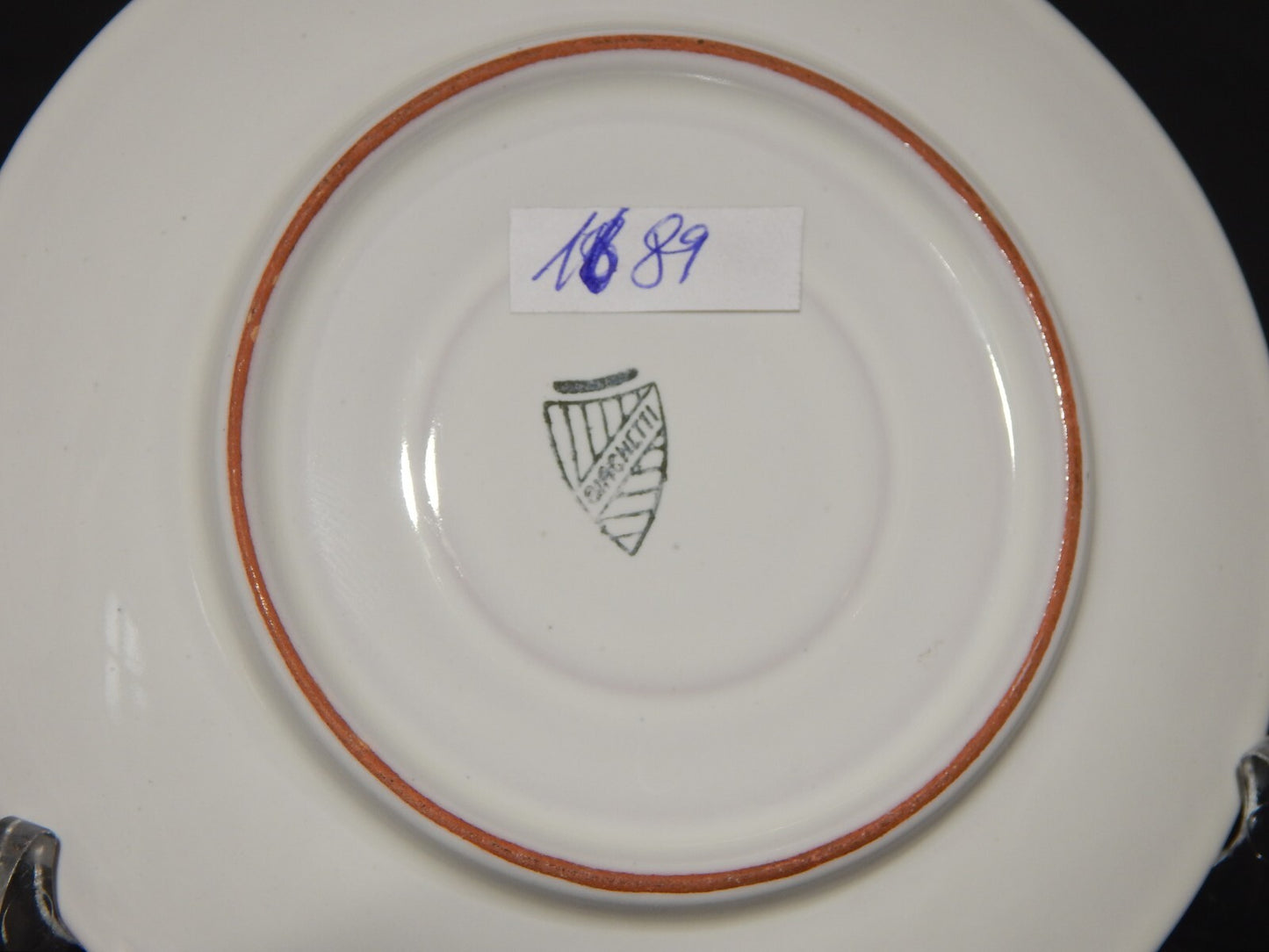 VINTAGE TAZZA CAFFE' CERAMICA MADE IN ITALY CERAMISTA BRUNO GIACHETTI #1689