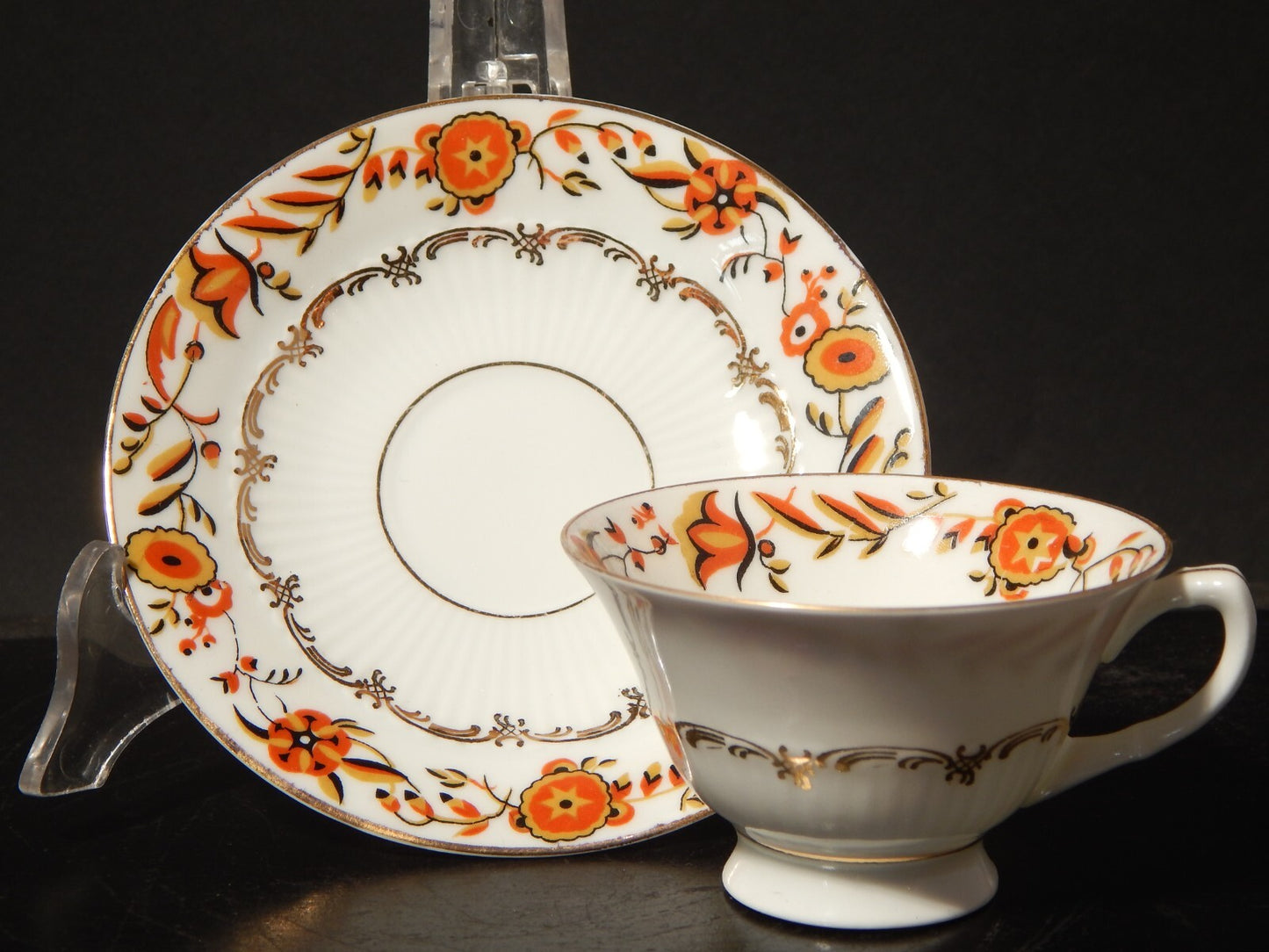 ANTICA TAZZINA CAFFE’ STILE IMPERO PORCELLANA MANIFATTURA SCHUMANN 1945 BAVARIA