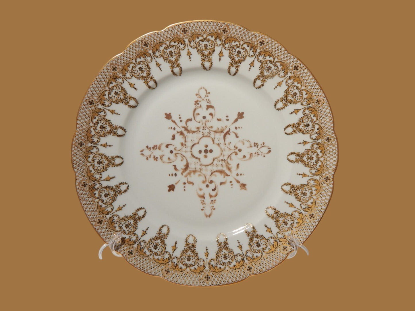 STUPENDO PIATTO ART DECO BERNARDAUD & CO LIMOGES PORCELLANA ANNI '30 COLBERT