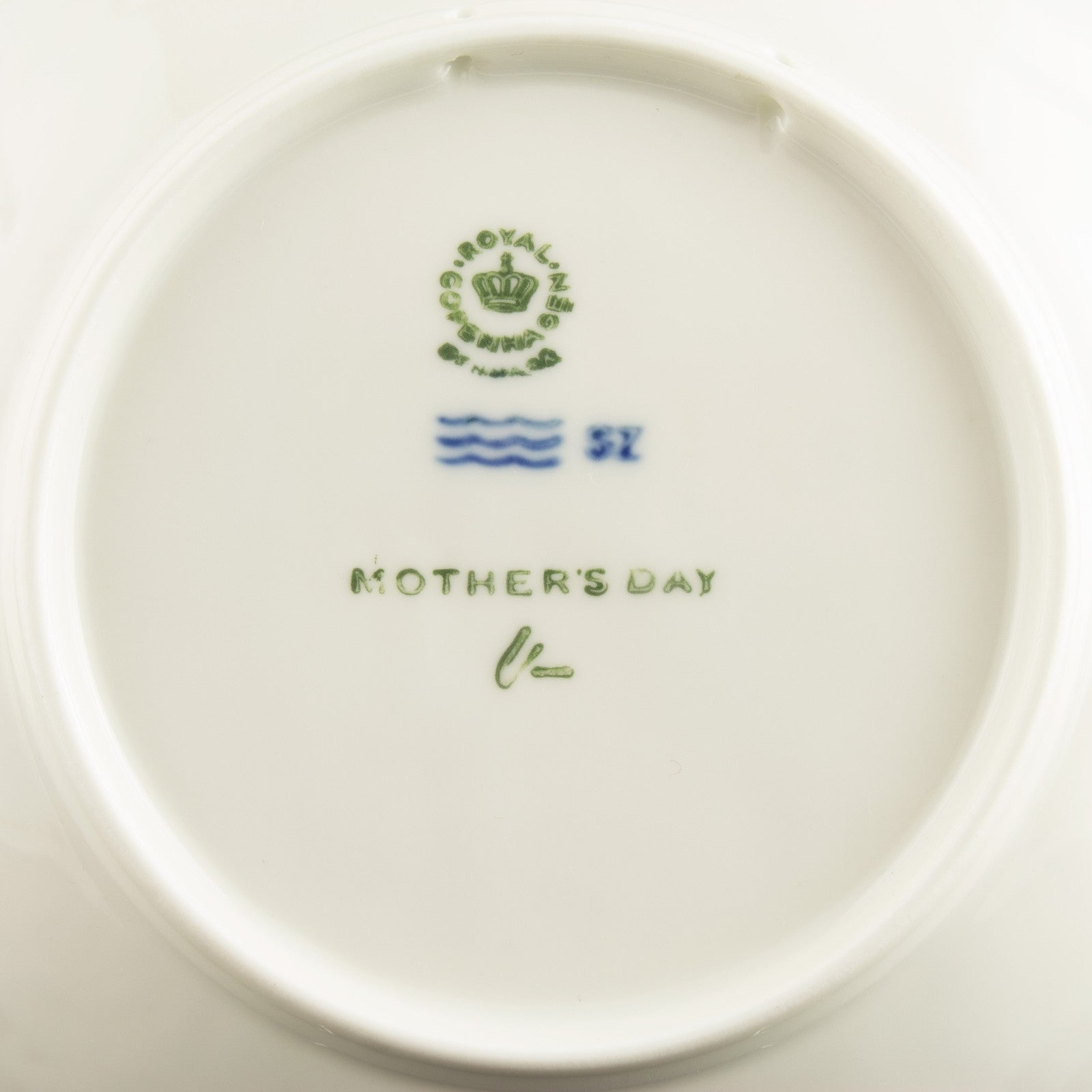 ROYAL COPENHAGEN PIATTO FESTA DELLA MAMMA 1976 ORIGINALE PORCELLANA PRIMA SCELTA