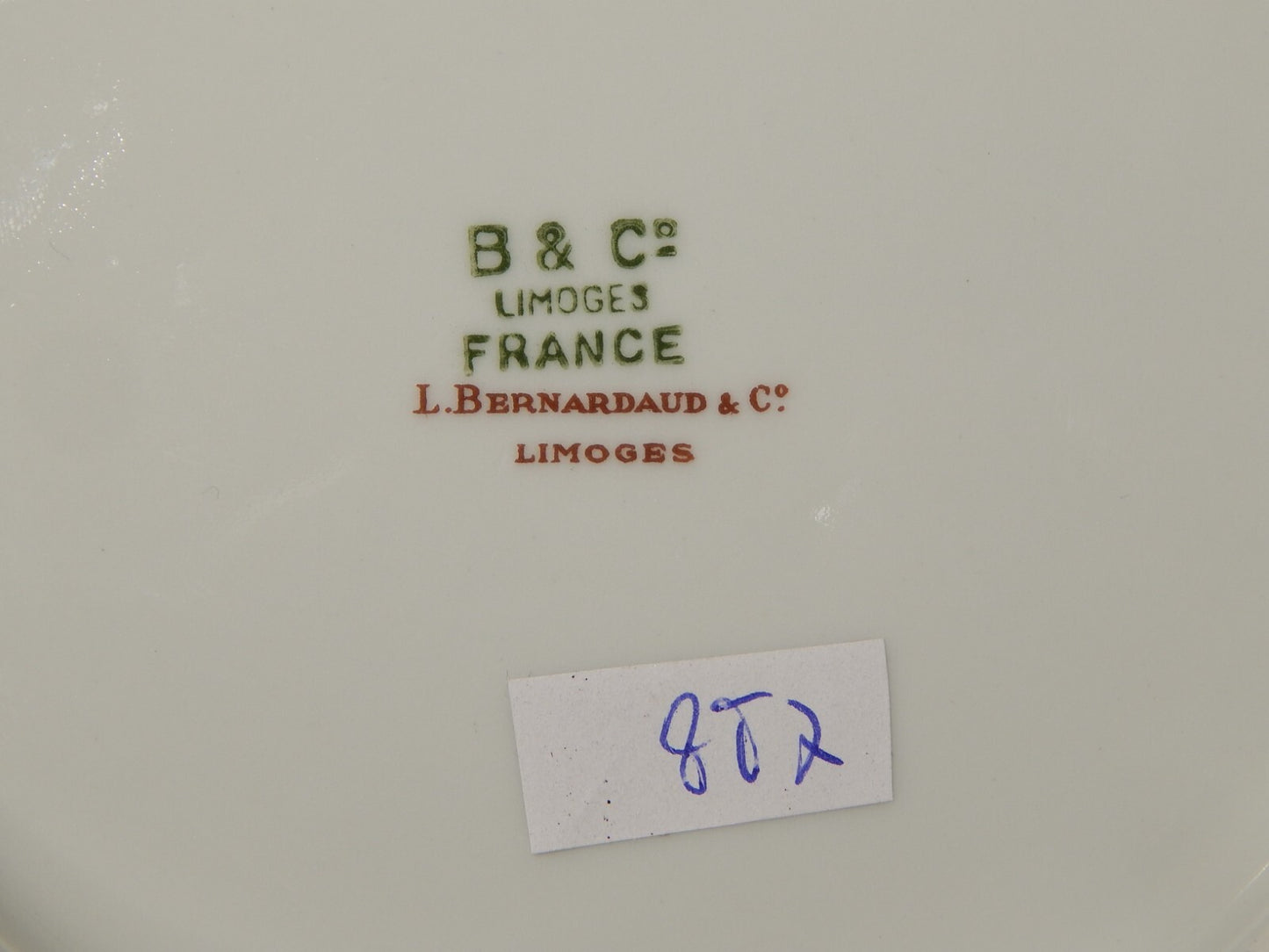 VINTAGE SET 2 PIATTI PORCELLANA IL PLEUT IL PLEUT BERGERE LIMOGES BERNARDAUD&CO