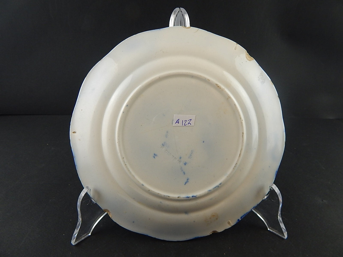 ANTICO PIATTO CERAMICA GIUSEPPE BESIO MONDOVI' SECONDA META' 800 JARDINIERE A127