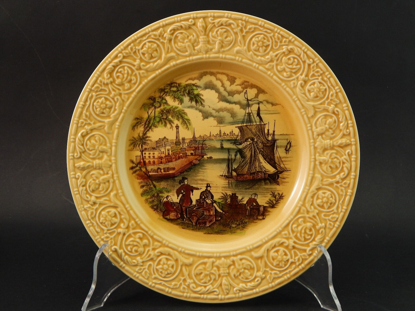 VINTAGE SERVIZIO 12 PIATTI ROYAL STAFFORDSHIRE CERAMICS ENGLAND SAFE HARBOUR