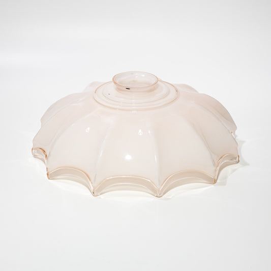 ANTICO EPOCA LIBERTY VETRO OPALINO ROSA PER LAMPADARIO