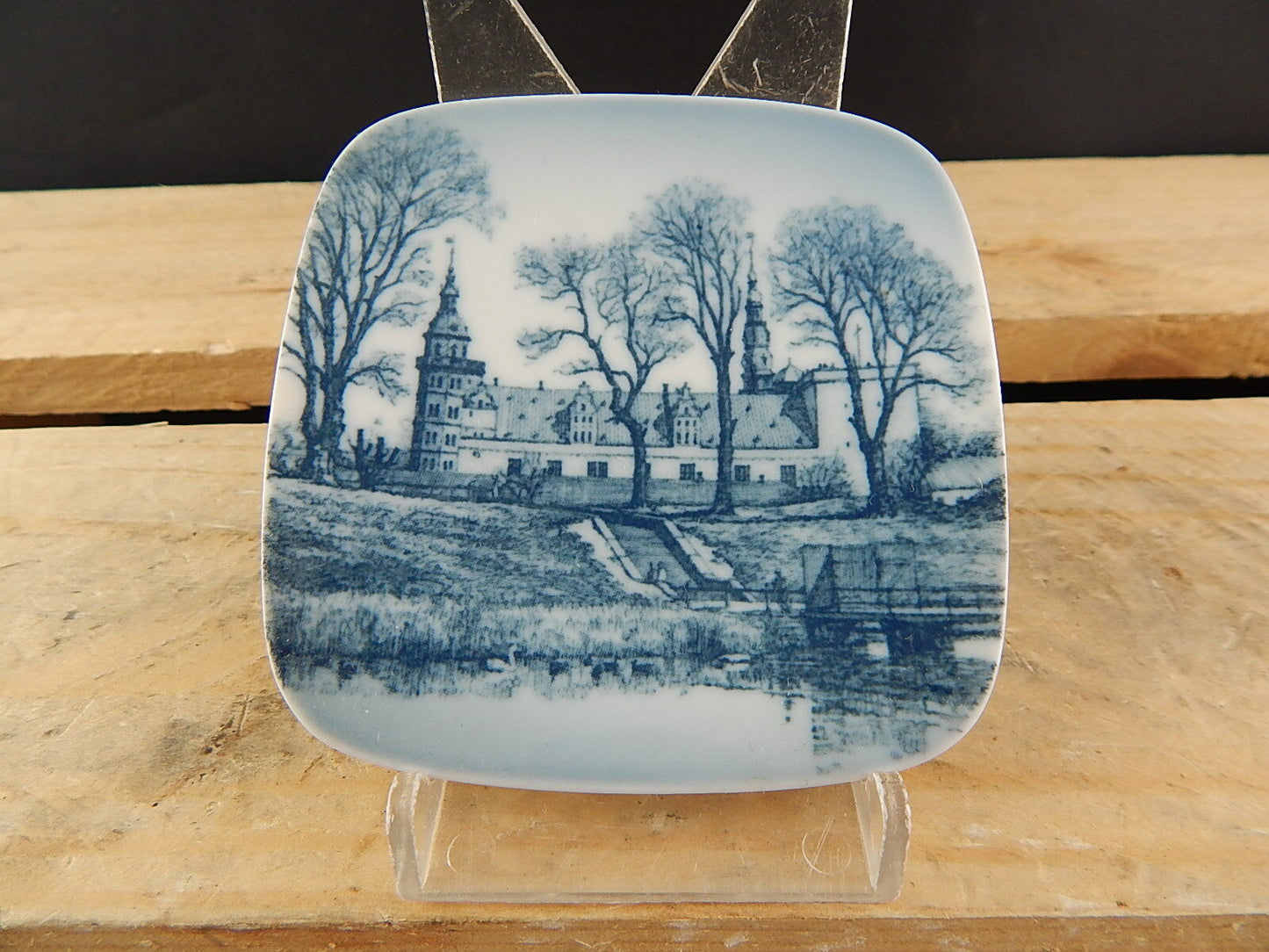 ROYAL COPENHAGEN BING&GRONDAHL PLAQUETTE PIATTINO PORCELLANA KRONBORG