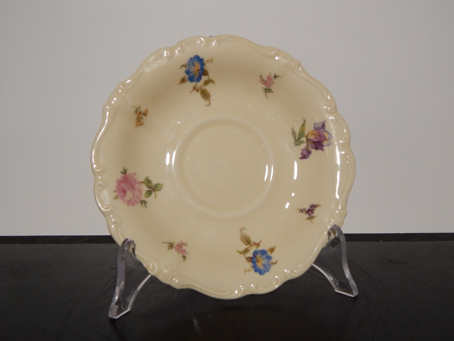 PREZIOSA ROCAILLE ANTICA TAZZA DA TE' PORCELLANA ROSENTHAL POMPADOUR DIFETTO