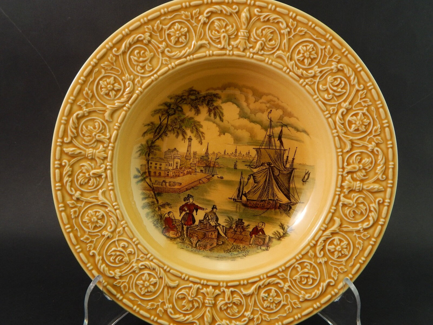 VINTAGE SERVIZIO 18 PIATTI ROYAL STAFFORDSHIRE CERAMICS ENGLAND SAFE HARBOUR